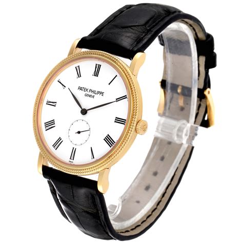 patek philippe calatrava yellow gold watch 5119|Patek Philippe .